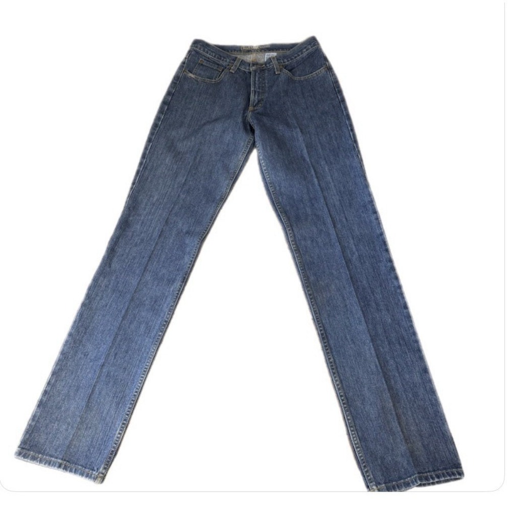 Cruel Girl Relaxed Jeans Women 11XL Blue Western High Rise Straight Leg Cotton